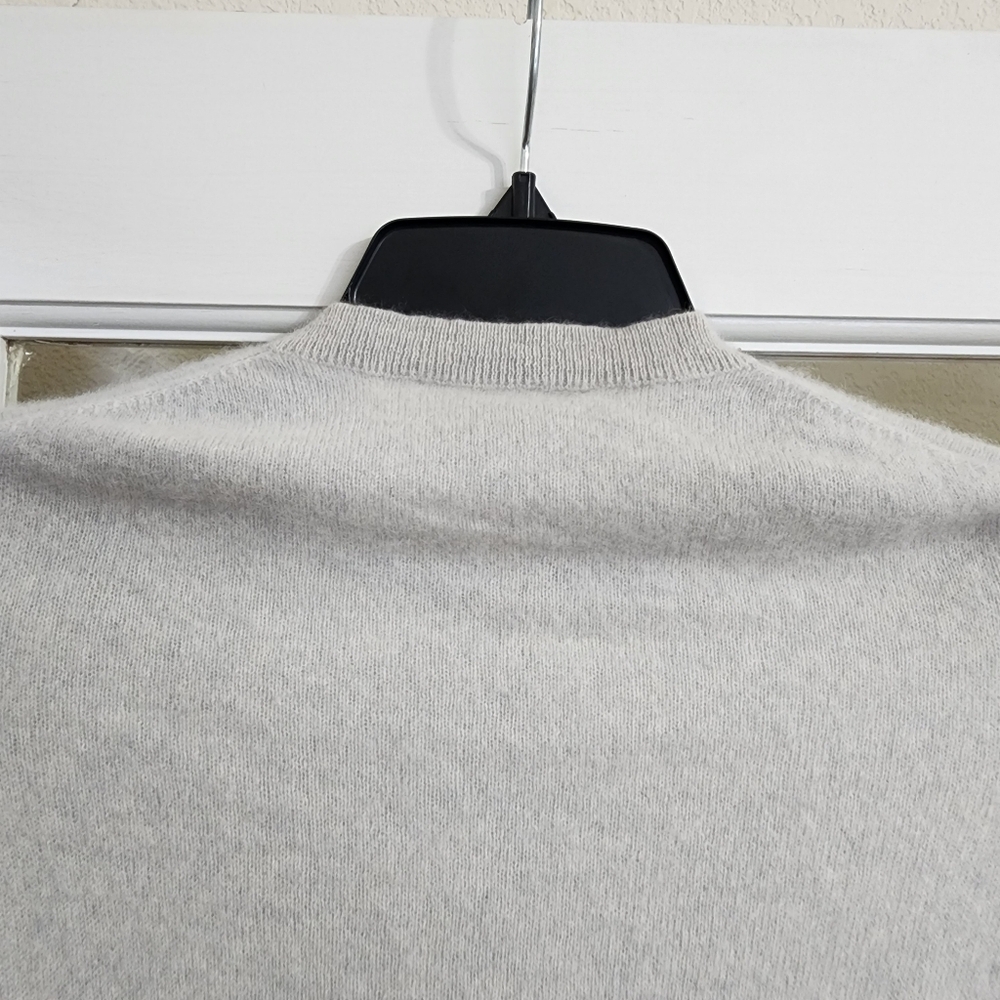 Rachel Zoe Women's 100% Cashmere Crew Neck Sweater Gray Size PS - Picture 7 of 11